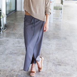 Emerson Fry drawstring Sarong Wrap Skirt size XS